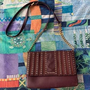 Michael Kors leather crossbody purse